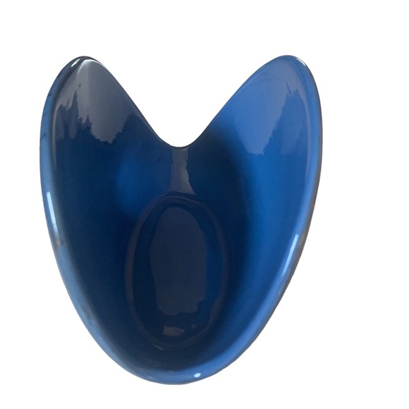 Vintage Nielsen's Ceramics Overlay Handmade Turquoise Napkin Holder Rare to Find - Picture 7 of 16